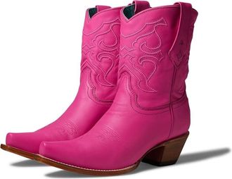 Corral Boots Corral Z5137 Western Boots Fuchsia Leather Embroidered Snip Toe ZOGG237