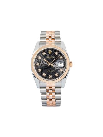 Rolex Datejust 36 mm horloge - Zwart