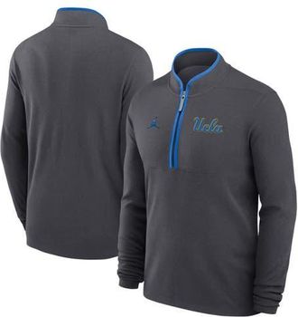 Jordan Brand Mens Jordan Brand Anthracite UCLA Bruins Victory Half-Zip Sweatshirt at Nordstrom, Size Xx-Large