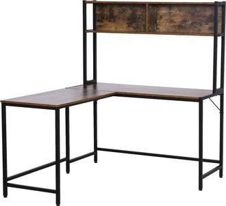 Carter's HOMCOM Shelving Unit - Brown & Black - CARTER | TJ Hughes