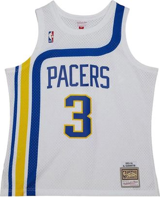 Mitchell & Ness T-shirt Al Harrington Indiana Pacers 2003-04 - Bianco