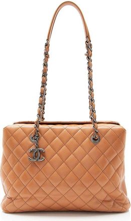 Chanel Caviar Leather City Small Shopping Tote (Authentic Pre-Loved)