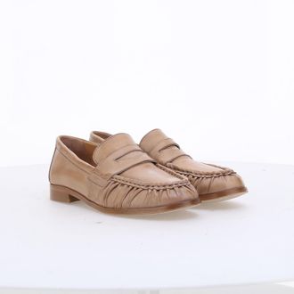 Mjus Geplooid leren loafers