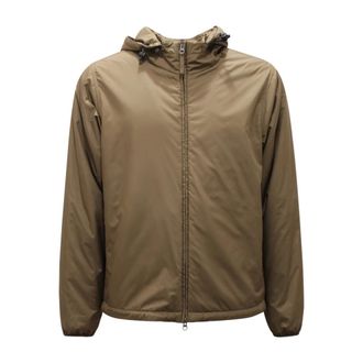 Aspesi NEW Albar West jack met afneembare capuchon - Heren - Winterjassen - Groen - XL - Polyester - Jassen