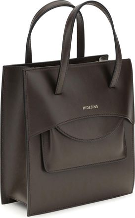 Hidesins Womens Pocket Premi&egrave;re Medium Handbag T.moro Calf Leather Bos Taurus Shoulder Bags