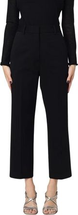 Liviana Conti Zwarte Broek voor Vrouwen - Dames - Vrijetijds broeken - Zwart - S - Broeken