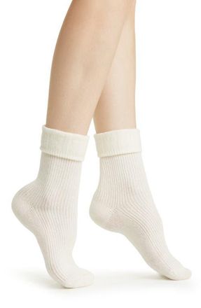 Orobl&ugrave; Hilda Wool & Cashmere Blend Crew Socks at Nordstrom, Size Large/x-Large