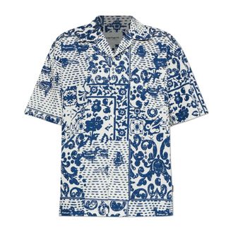 Carhartt Work in Progress Carhartt Wip, Short Sleeve Shirts, male, White, Size: 2XL Vestige Shirt