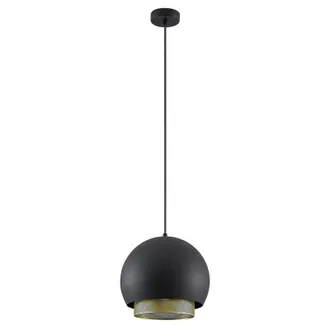 Lucande L&aacute;mpara Colgante sivaniel En Negro De Metal - Lucande