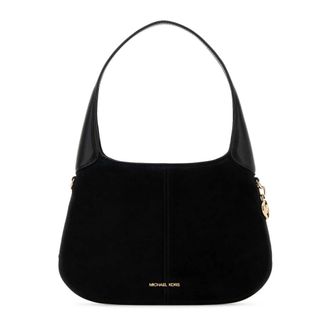 Michael Kors Shoulder Bags, female, Black, Size: ONE SIZE Alice Small Suede Shoulder Bag