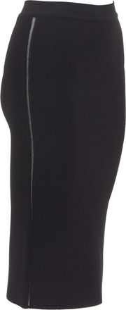 Oscar De La Renta Oscar De La Renta Cut Out Pencil Skirt