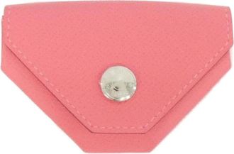 Herm&egrave;s Pink Rose Azalee Epsom Leather Coin Purse/Coin Case (Pre-Owned)