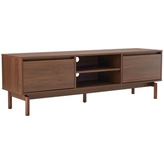 Happy Garden Mueble Tv De Madera Oscura 160cm Sarah