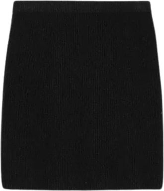 Sportmax Minigonna - Dames - Korte rokken - Zwart - XS - Wol - Rokken
