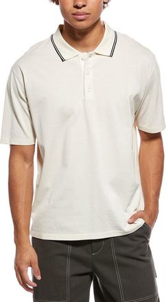Frame Denim Light Pique Polo Shirt