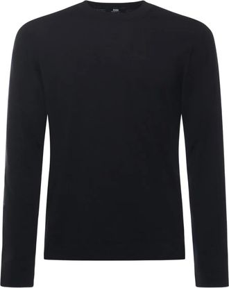 Alpha Studio Maglione girocollo in cashmere - Nero