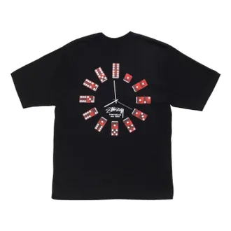 St&uuml;ssy Dice Clock T-Shirt Black 1905202-BLAC