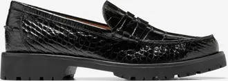 Cole Haan Womens Treena Lug Loafers - Black Size 10.5