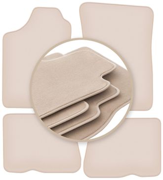 OEM Alfombrillas Beige Premium Para: Renault 19 Cabrio, Hatchback, Sedan, Chamade 1988-1996