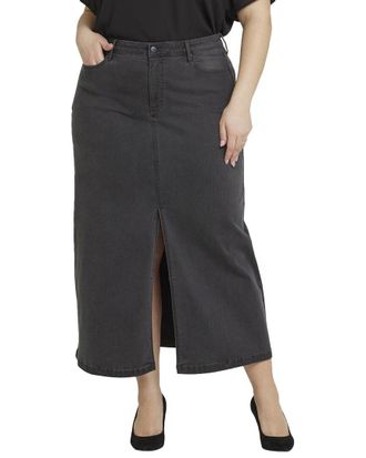 NYDJ Nydj Plus Skirt Cloud Stone Long Jean