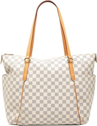 Louis Vuitton Ivory White Leather Pvc Shoulder Bag Tote Bag (Pre-Owned)