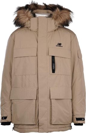 New Balance Warm Long Down Jacket Asia Sizing Brown NPA46021-BEI