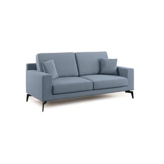 Divani.Store Prestige Sof&aacute; Moderno En Microfibra Desmontable 186 Cm Azul Claro
