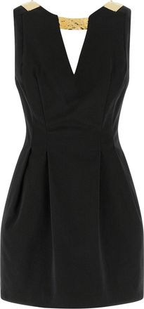 Elisabetta Franchi Metal Plaque Dress