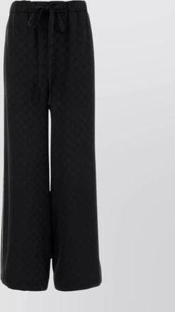 Gucci satin wide leg lounge trousers