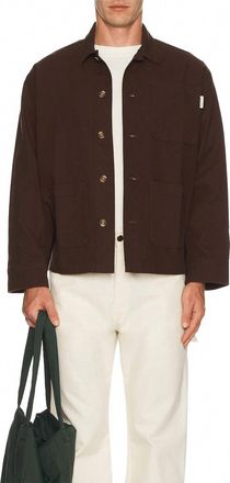 Museum of Peace and Quiet Wordmark Chore Coat In Brown