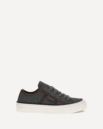 Brunello Cucinelli Suede Sneakers with Shiny Tab Female 37