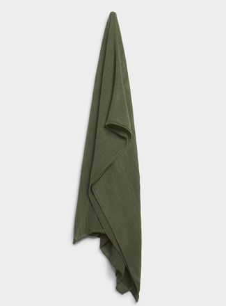 Simons Womens Rolled trim solid scarf