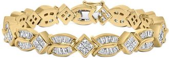 House of Brilliance 14K 8.18 ct. tw. Diamond Link Bracelet
