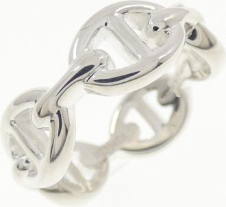 Herm&egrave;s Silver 925 Band Ring (Pre-Owned)