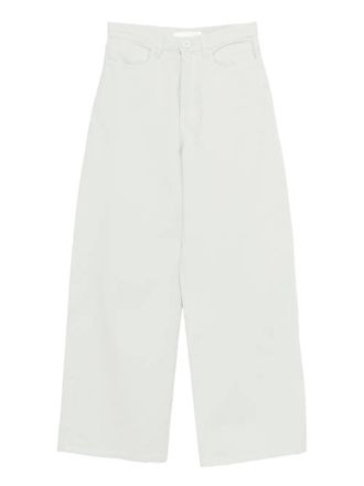 Christian Wijnants wide-leg jeans - women - Cotton - 34 - Green