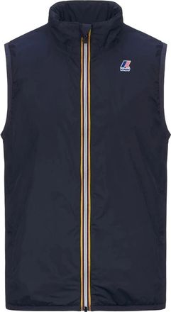 K-Way Blauwe Diepte Rouland Warme Jas - Heren - Bodywarmers - Blauw - XS - Jassen