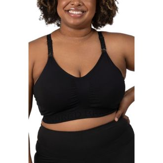Kindred Bravely Busty Sublime Nursing Sports Bra - Fits Sizes 30E-40I in Black at Nordstrom, Size X-Large G