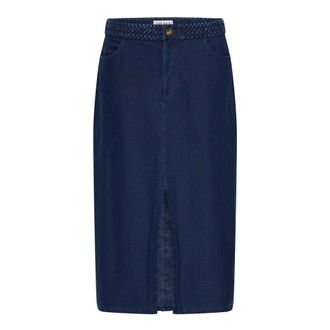 Ichi Faldas - Skirts - Mujer - Azul - S