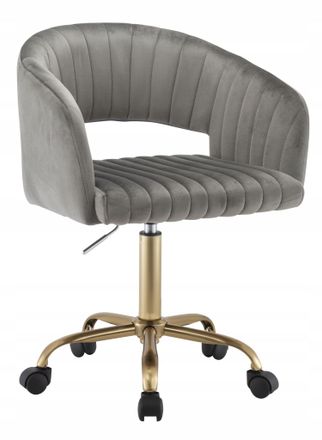 OEM Silla Giratoria Fb7-fx De Terciopelo Gris