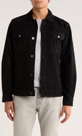 Vintage 1946 Chevron Twill Shirt Jacket in Black at Nordstrom Rack, Size Xx-Large