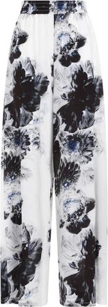 Alexander McQueen Pyjama Chiaroscuro Broeken - Dames - Wijde Broeken - Veelkleurig - XS - Broeken