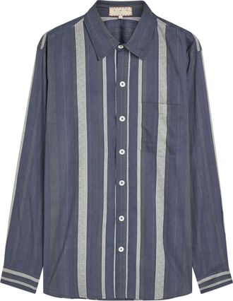 SMR Days Camicia a righe - Blu