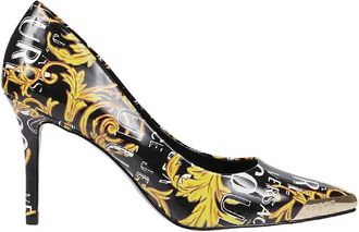 Versace Jeans Couture Barocco All Over Print Dames D&eacute;collet&eacute; - Dames - Pumps - Veelkleurig - 36 EU - Schoenen
