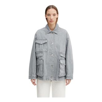 Maison Kitsun&eacute; Donna, Giacche, Grigio, S, new