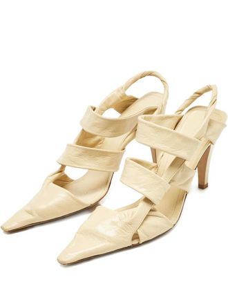 Bottega Veneta BV Point pumps - women - Calf Leather/Calf Leather/Calf Leather - 38 - Neutrals