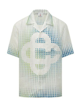 Casablanca White Regular Printed Shirt