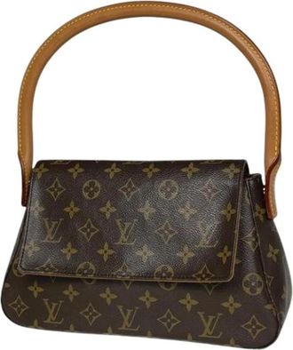Louis Vuitton Pre-owned Monogram Schoudertas - Dames - Vintage Handtas - Bruin - ONE Size - Vintage