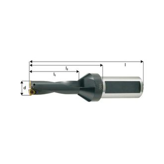 Maier Sports Broca Llena Para Trozos Para Regar Central, &Oslash; D : 30,0 Mm, Dimensiones L1 92 Mm, Dimensiones L2 122 Mm, Dimensiones L : 180 Mm, &Oslash; Mango H 6 : 32 Mm