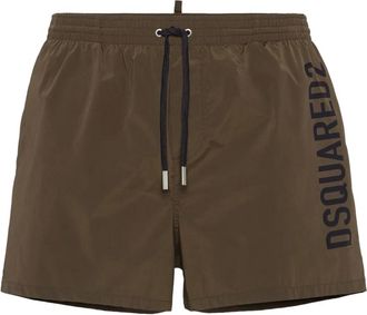 Dsquared2 Costume da bagno con stampa - Verde