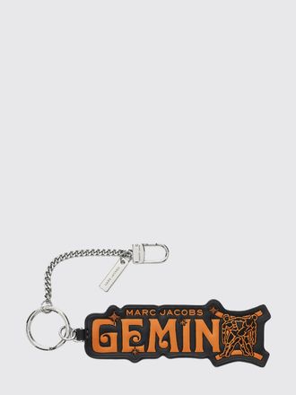 Marc Jacobs The Charm Bag Zodiac Keychain with Slogan Print and Carabiner